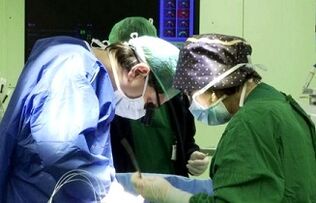 Surgery for prostatitis in men