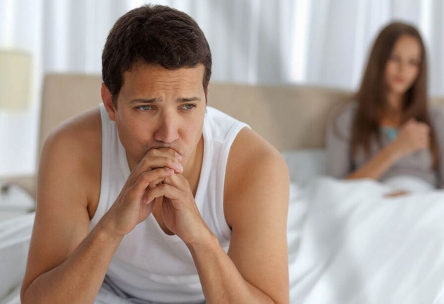 painful sexual intercourse, loss of potency in a man is one of the symptoms of prostatitis
