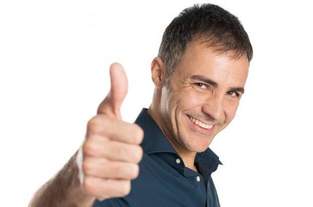 a man is satisfied with the drug treatment of prostatitis