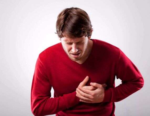 Pain in the area of ​​the heart