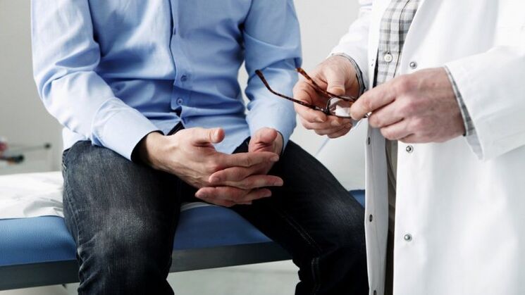 specialist consultation in case of prostatitis